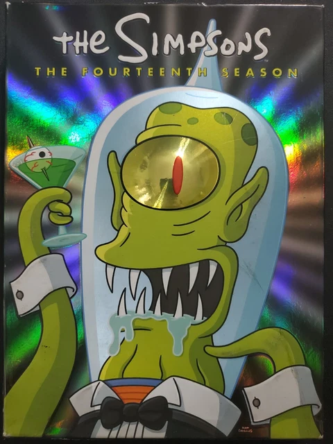 THE SIMPSONS THE Fourteenth Season 14 (4-DVD, Set) With Manual
