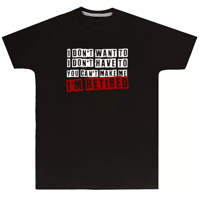 FUNNY RETIRED DEFINITION Mens T Shirt shirt Retirement Him Humouor Men Tee  Re £14.99 - PicClick UK