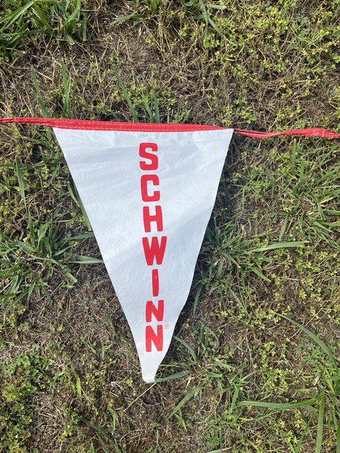 SCHWINN PENNANTS BICYCLE OLD SCHOOL BMX STING STINGRAY FLAG 70s 80s SCHWINN PENNANTS BICYCLE OLD SCHOOL BMX STING STINGRAY FLAG 70s 80s