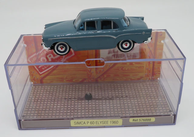 Modèle Réduit Ancien Et Rare Peugeot 203 Berline 1954 Eligor 1/43 - Gris Clair, En Boîte
