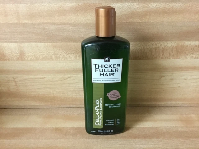 Thicker Fuller Hair Cell-U-Plex Revitalizing Shampoo -  -12oz. Caffeine Energize