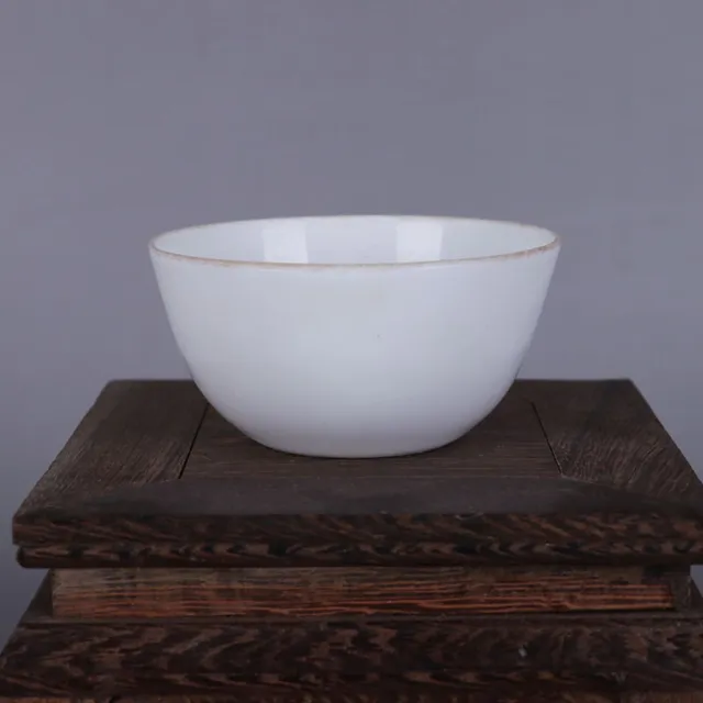 Chinese Porcelain Ming Dynasty Chenghua White Glaze Dragon Phoenix Cups 3.14''