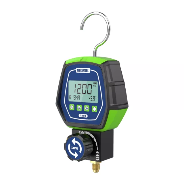 Mrcartool Refrigeration Digital Manifold Gauge HVAC Vacuum Leak Pressure Tester Mrcartool Refrigeration Digital Manifold Gauge HVAC Vacuum Leak Pressure Tester