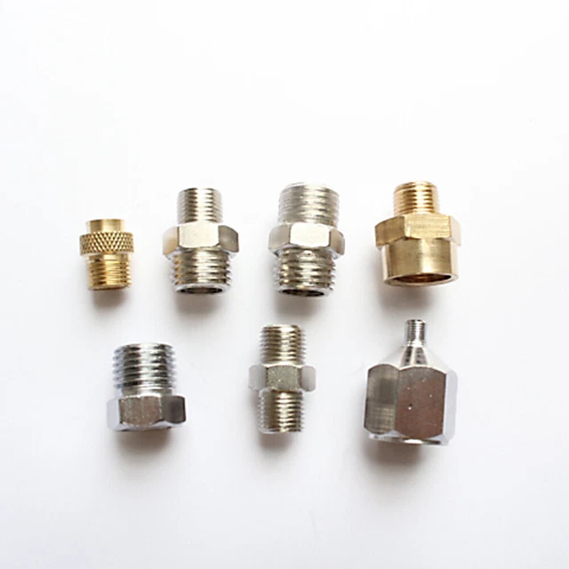 7 PIEZAS Lavado Manguera Adaptador Fitting Airbrush Manguera Conexiones