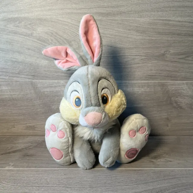 Disney Store Thumper Plush 10” Bunny Rabbit Bambi Very Soft Toy Medium