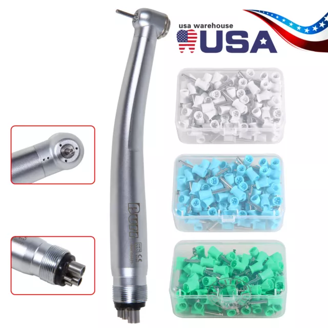 Dental NSK style Turbine High Speed Handpiece /100pc Polishing cups