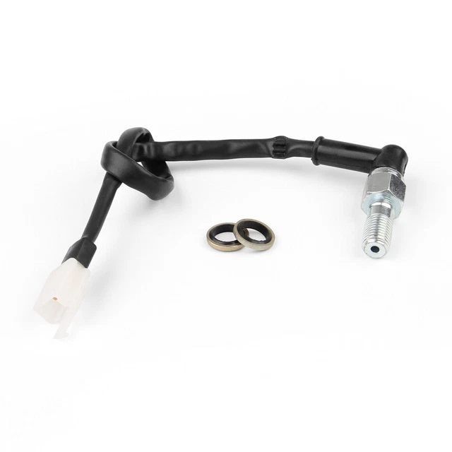 Single Hydraulic Brake Pressure Light Switch Cable Banjo bolt M10 x 1.25mm UE