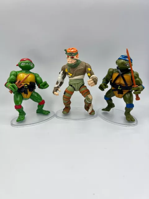 5 x Teenage Mutant Ninja Turtles (TMNT) - Action Figure Display Stands - CLEAR 2