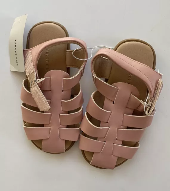 Target kids girls size 10 pink sandals shoes Summer, BNWT