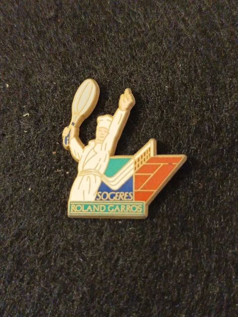 RARE PINS TENNIS ROLAND GARROS SPONSOR SOGERES 1989