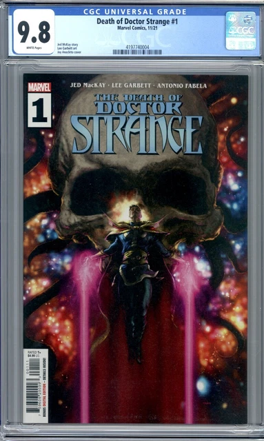 Death of Doctor Strange #1  Jay Anacleto Cover   Marvel Comics 1st Print CGC 9.8