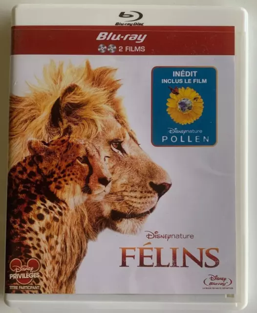 Félins (blu-ray) + film Pollen Disney Nature