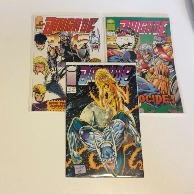 Brigade #1-3 Comic Books (Image, 1992)