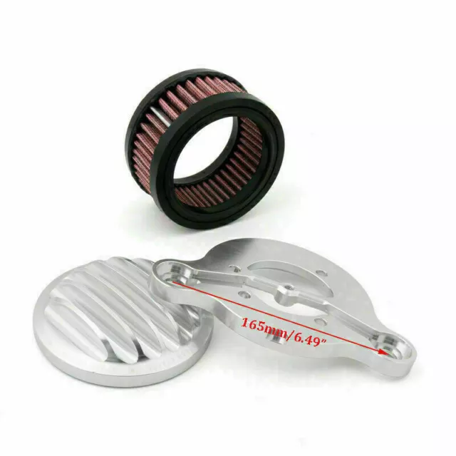 Air Cleaner Intake Filter System Kit for Sportster XL883 XL1200 88-15 SIL UK 3