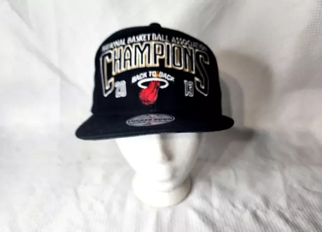 NBA Miami Heat Limited Edition Champions Set 2006 2012 2013 Hats Adidas  Adjustable - Sinbad Sports Store