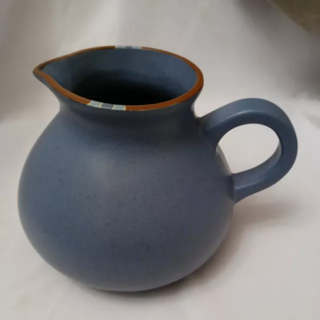 Dansk Mesa Blue (Sky Blue) Portugal Jug/Pitcher 6 1/8" - Excellent Vtg Euc