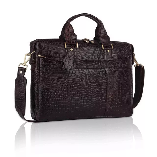 Bolso de oficina de cuero genuino STG para hombres Maletín profesional...