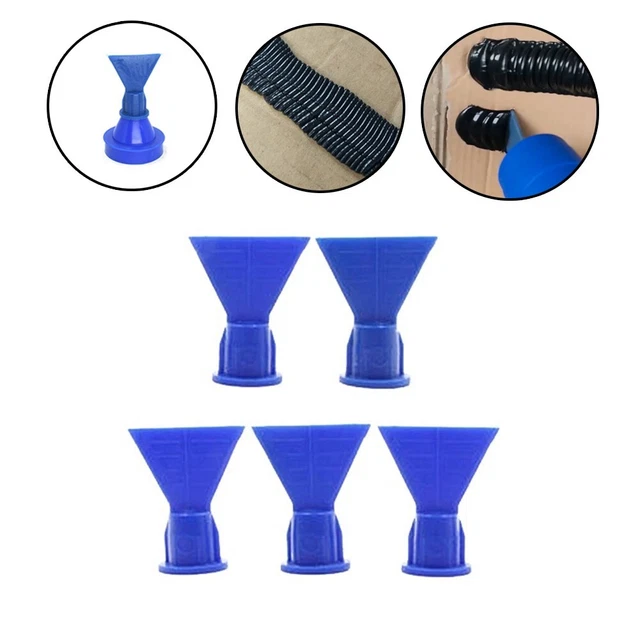 Embout Cartouche Silicone UTMACH 40 Pièces Bouchon De Calfeutrage En Latex Rouges Tube Silicone