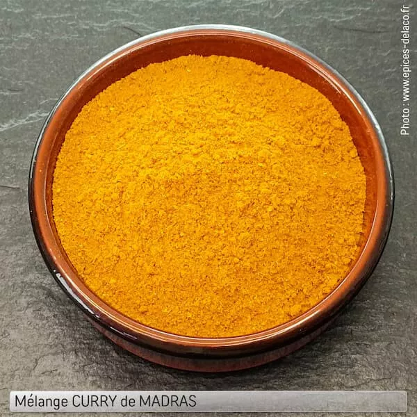 Mélange d'épices CURRY de MADRAS - recharge de 55g à 1,12kg