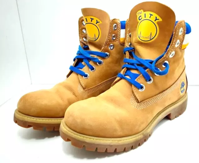 TIMBERLAND MITCHELL Ness X Nba Golden State Warriors 6 Inch Boots A1Ud5 199.95 PicClick