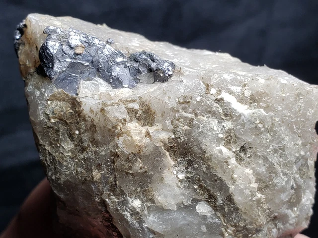 Molybdenite Specimen from Moly Hill, QC. (64.2 Grams) Molybdenite Specimen from Moly Hill, QC. (64.2 Grams)