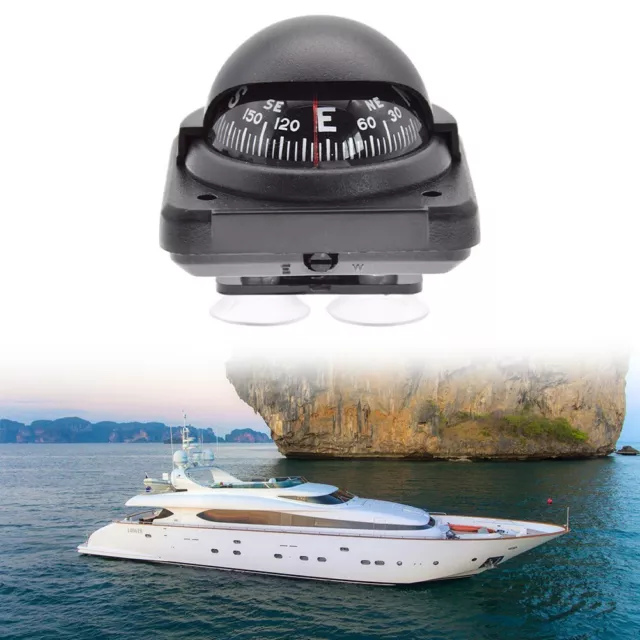 Sea Marine Compass With Pivoting Mount For Boat Truck Car RV Navigation