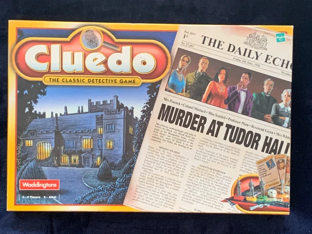 Jeu De Société Vintage TRAVEL CLUEDO - The Great Detective Game - Waddingtons - Occasion