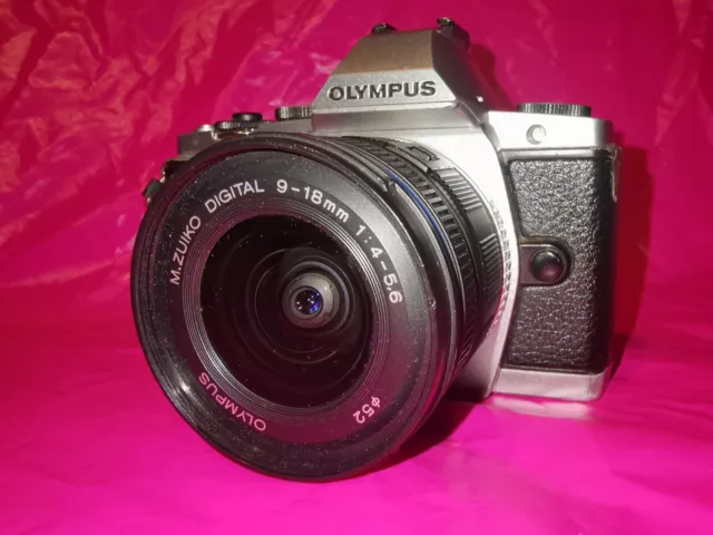 Olympus OM-D E-M5 Digitalkamera Mit Objektiv M. ZUKIO 9-18 MM Lens DEFEKT