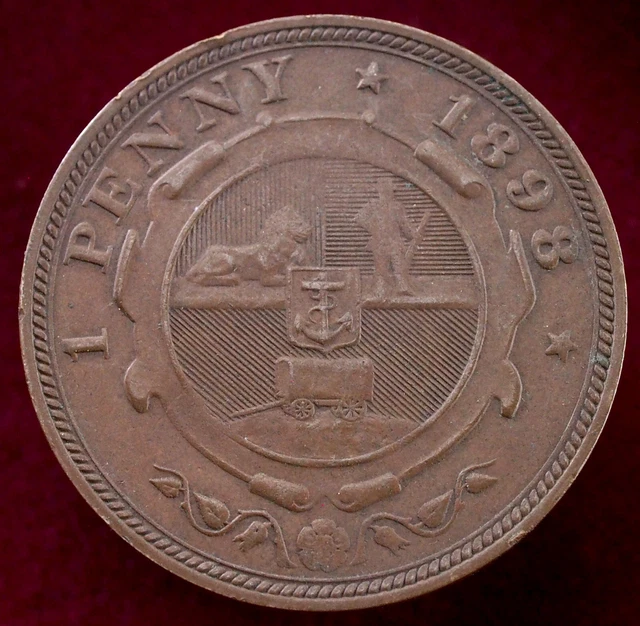 South Africa Republic Penny 1898 (K2405) - CA