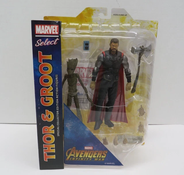 Thor & Groot Infinity War 7" Scale MARVEL LEGENDS Diamond Select New C1 #2