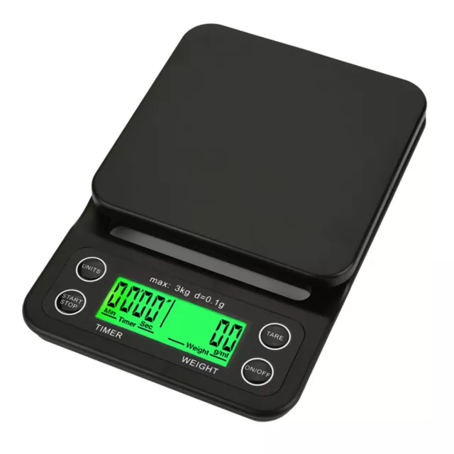 3kg 0.1g LCD Electronic Drip Coffee Gram Scale Kitchen Food Scale NDE