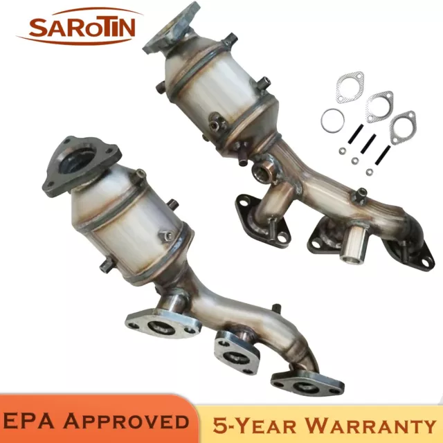 2X For Nissan Xterra / Nissan Frontier 2002 2003 2004 3.3L Catalytic Converter