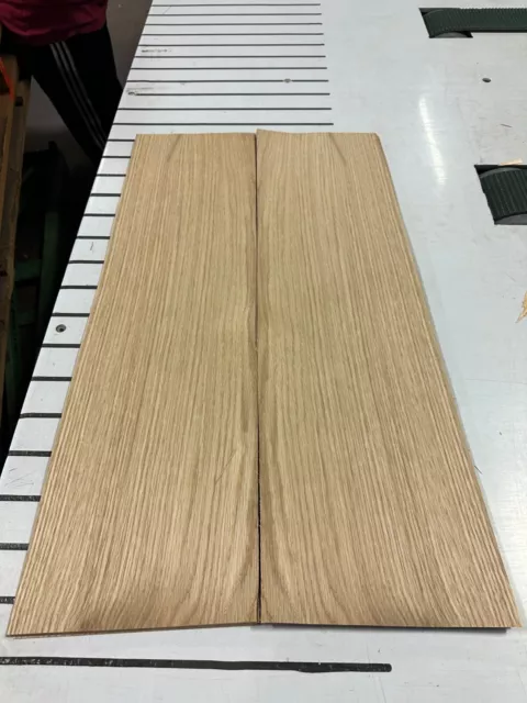 White Oak Raw Wood Veneer 7 sheets 30'' x 8 1/2'' WO7