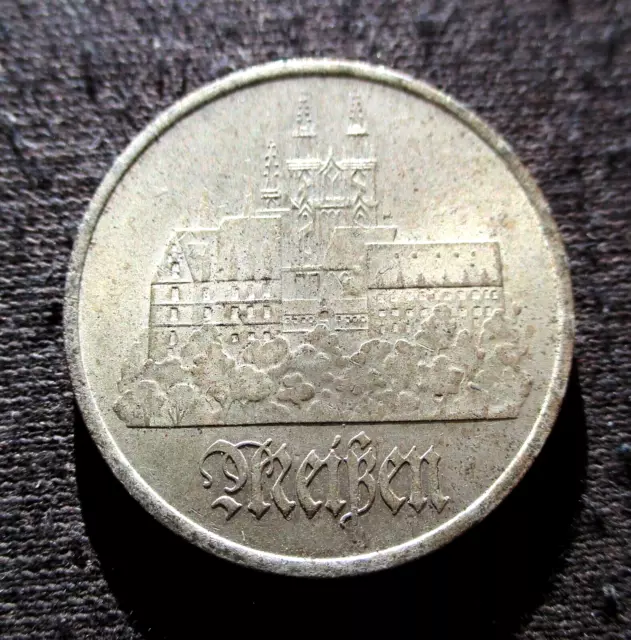 Old Coin German Democratic Republic (East Germany) 5 Mark 1972 Meissen