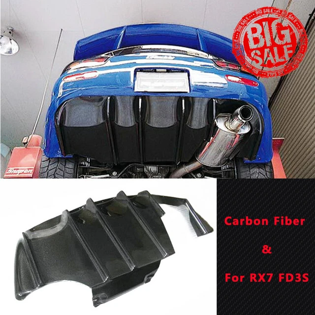 CARBON FIBER REAR Diffuser For Mazda RX7 FD3S Feed Exterior Kits Body