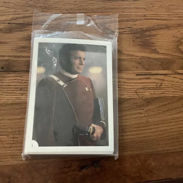 Star Trek The Wrath of Khan 5x7 Trading Cards 1982 Paramount Complete Set 30