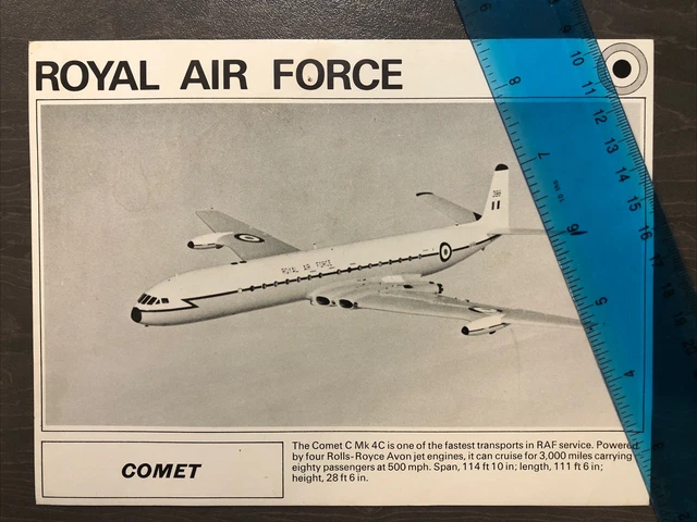 COMET C MK 4C - RAF Collectors Card £1.89 - PicClick UK