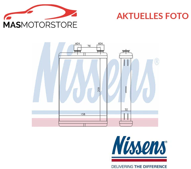 Wärmetauscher Innenraumheizung Nissens 71451 P Für Zastava 10 1.2 60 1.2L 44Kw
