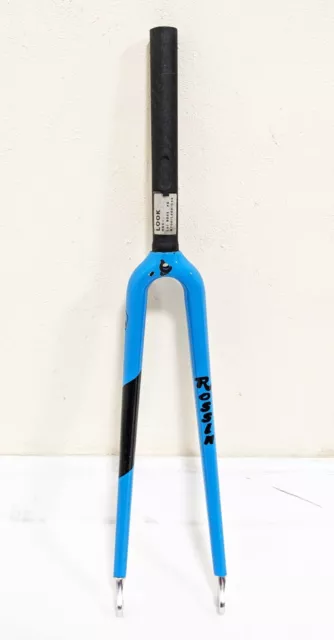 Rossin Look HSC1 1" Threadless 700c Blue Full Carbon Fork 1 inch