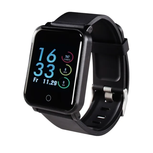 Hama Fitness-Tracker 5900 GPS Bluetooth IP68 Sport-Uhr Puls-Uhr Fitness-Armband