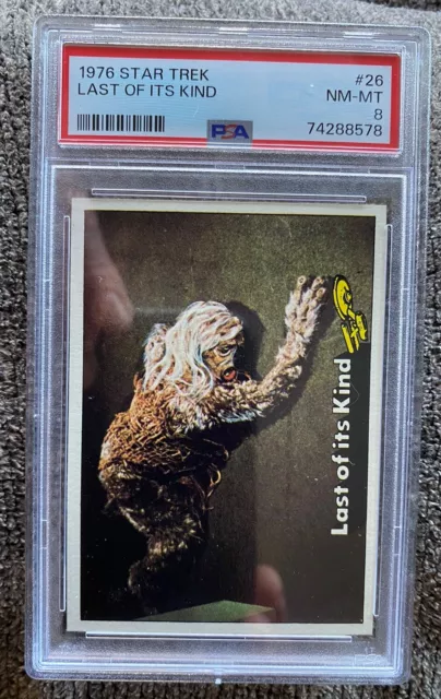 1976 Topps Star Trek Last Of Its Kind Psa 8 Card 26