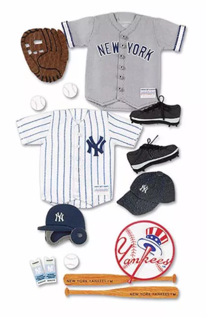 New York Yankees, Major League Baseball, MLB Jersey scrapbook stickers (EK  Success)<br><font color=red>