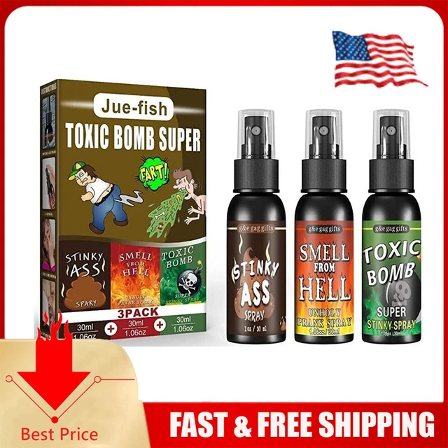 LIQUID FART SPRAY Stink Bomb Smelly Stinky Ass Toxic Bomb Crap Gag