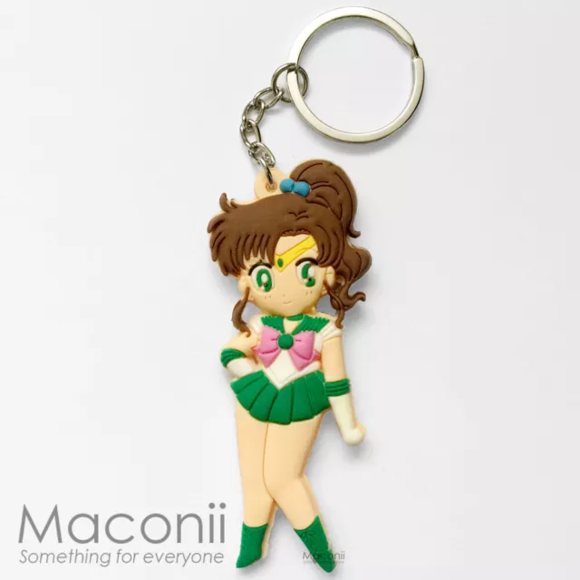 Sailor Jupiter Keyring - Lita Green Sailor Moon Phone Charm Strap Keychain