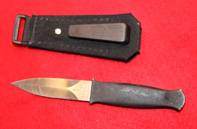 Gerber Guardian-R.W. Loveless Boot Knife & Sheath. Dagger-#K287 Portland US