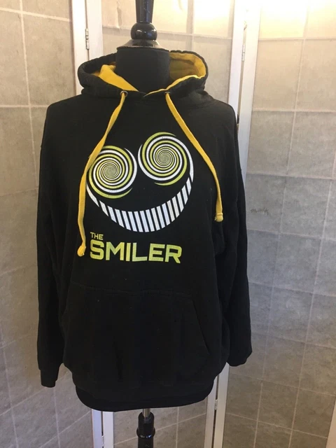 Alton Towers Theme Park The Smiler Black Hoodie Size Large