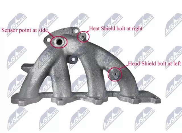 EXHAUST MANIFOLD fits CHEVROLET CAPTIVA 2.4 2006-, OPEL ANTARA 2.4 2006- (II R