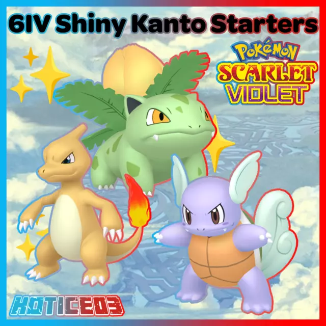 ✨ ULTRA SHINY STARTERS ✨ 3 for $2.49, 6IV Bundle