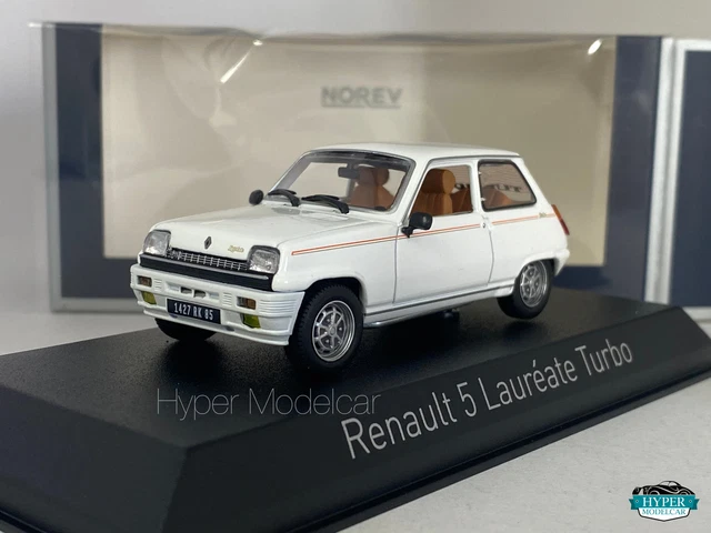Renault 5 Lauréate Turbo 1985 White 1:43 Norev 510513 Renault 5 Lauréate Turbo 1985 White 1:43 Norev 510513