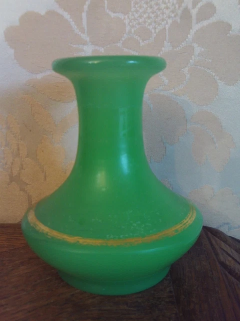 Paire de petits vases opaline bleue Napoléon III Opaline/Verre